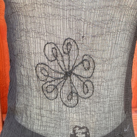 Surface Embroiderd Tank Top Black Size M - Picture 3 of 5
